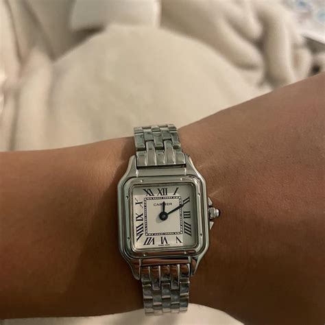 cartier dupe watch women|knockoff cartier panthere watch.